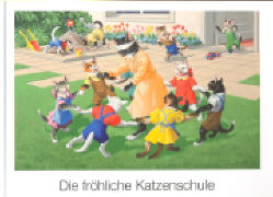 Vorderes Coverbild Die fröhliche Katzenschule