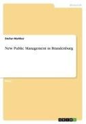 Vorderes Coverbild New Public Management in Brandenburg