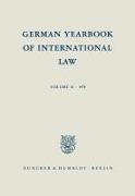 Vorderes Coverbild German Yearbook of International Law - Jahrbuch für Internationales Recht
