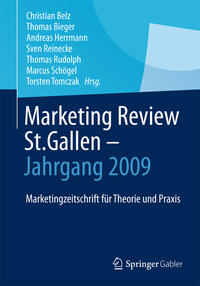 Vorderes Coverbild Marketing Review St. Gallen - Jahrgang 2009