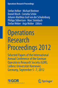Vorderes Coverbild Operations Research Proceedings 2012