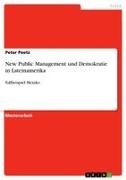 Vorderes Coverbild New Public Management und Demokratie in Lateinamerika