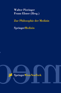 Vorderes Coverbild Zur Philosophie der Medizin
