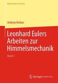 Vorderes Coverbild Leonhard Eulers Arbeiten zur Himmelsmechanik