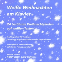 Vorderes Coverbild Weiße Weihnachten am Klavier
