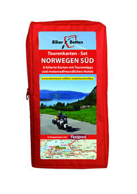 Vorderes Coverbild Tourenkarten Set Norwegen Süd (FolyMaps)