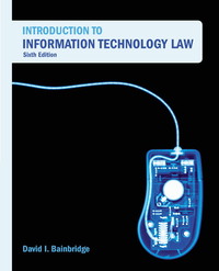 Vorderes Coverbild Introduction to Information Technology Law