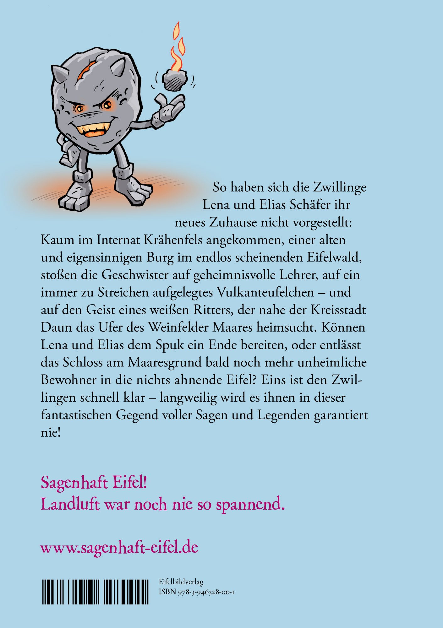 Rückseitencover Sagenhaft Eifel! Das Schloss am Maaresgrund