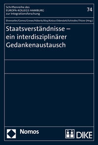 Vorderes Coverbild Staatsverständnisse - ein interdisziplinärer Gedankenaustausch