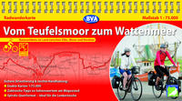 Vorderes Coverbild Kompakt-Spiralo BVA Vom Teufelsmoor zum Wattenmeer Naturerlebnis im Land zwischen Elbe, Weser und Nordsee Radwanderkarte 1:75.000