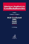 Vorderes Coverbild Münchener Handbuch des Gesellschaftsrechts Bd. 1: BGB-Gesellschaft, Offene Handelsgesellschaft, Partnerschaftsgesellschaft, Partenreederei, EWIV