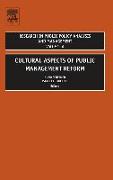 Vorderes Coverbild Cultural Aspects of Public Management Reform