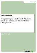 Vorderes Coverbild Budgetierung im Schulbereich - Chancen, Probleme und Risiken des New Public Managements