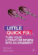 Vorderes Coverbild Turn Your Literature Review Into An Argument