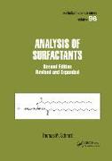 Vorderes Coverbild Analysis of Surfactants