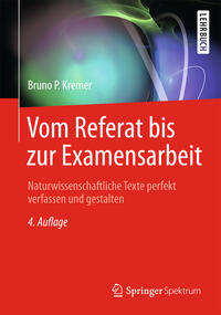 Vorderes Coverbild (hohe Qualität) Vom Referat bis zur Examensarbeit