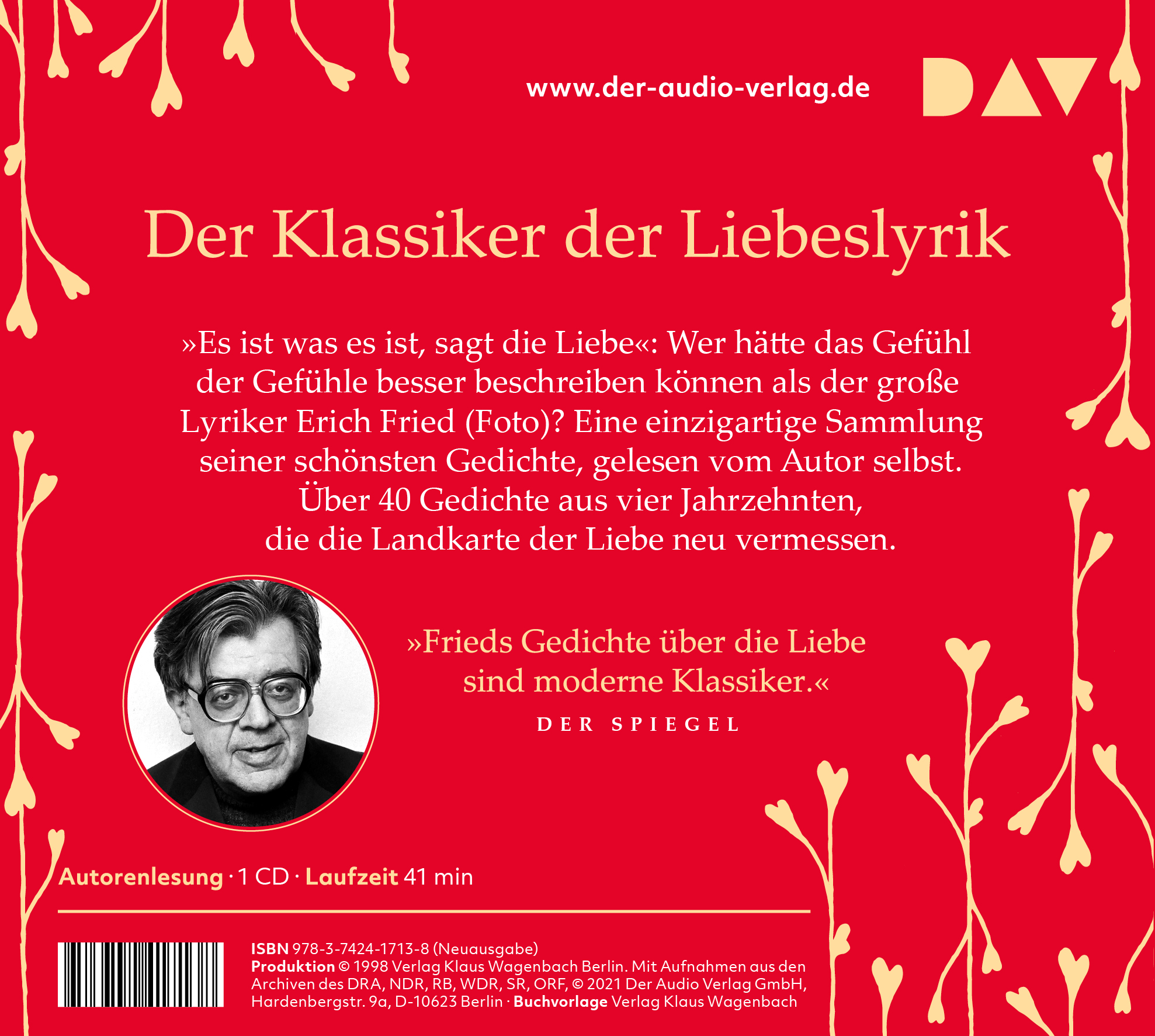 Rückseitencover Liebesgedichte