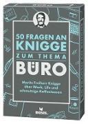 Vorderes Coverbild 50 Fragen an Kniggezum Thema Büro