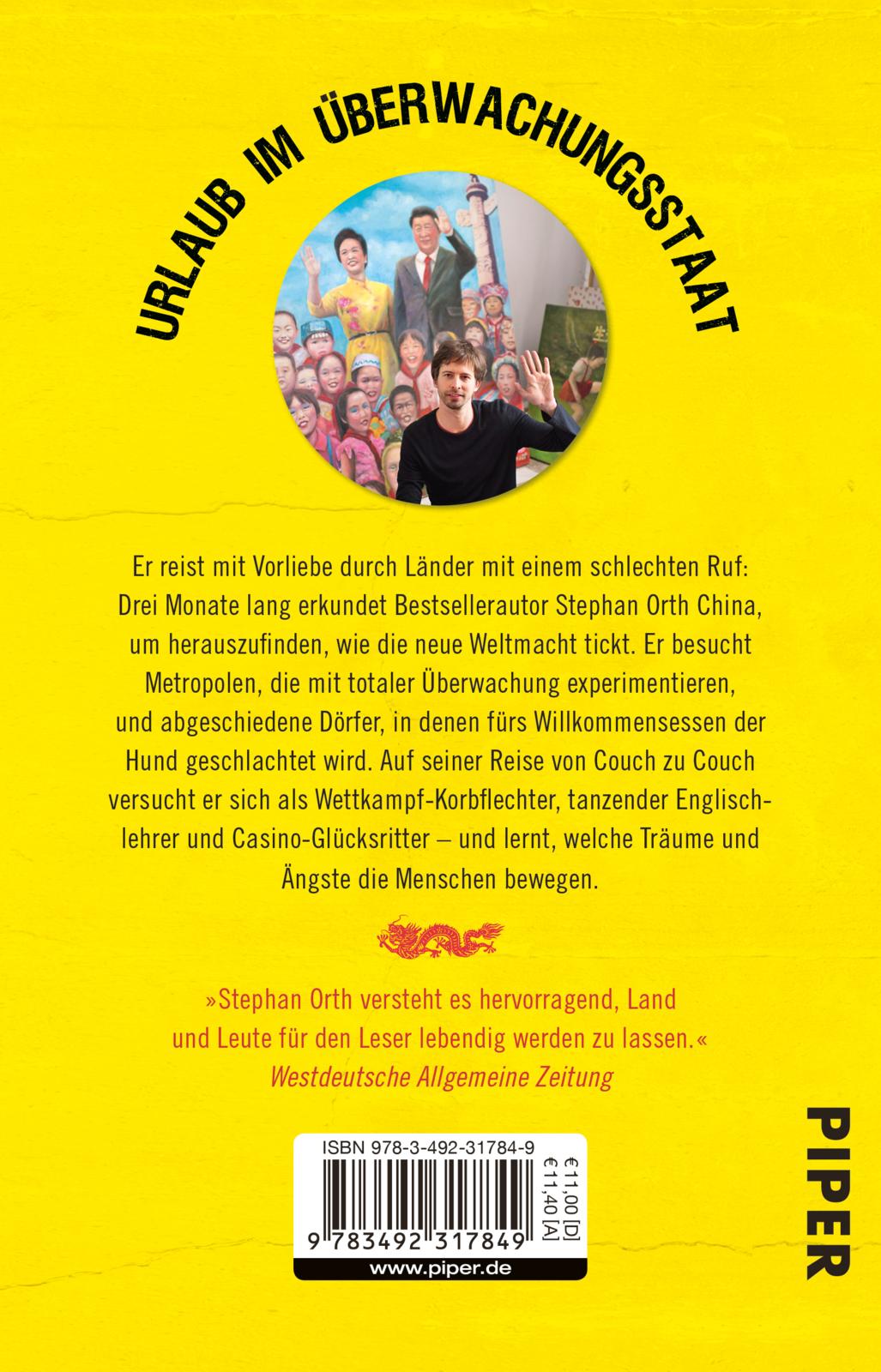 Rückseitencover Couchsurfing in China