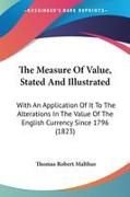 Vorderes Coverbild The Measure Of Value, Stated And Illustrated