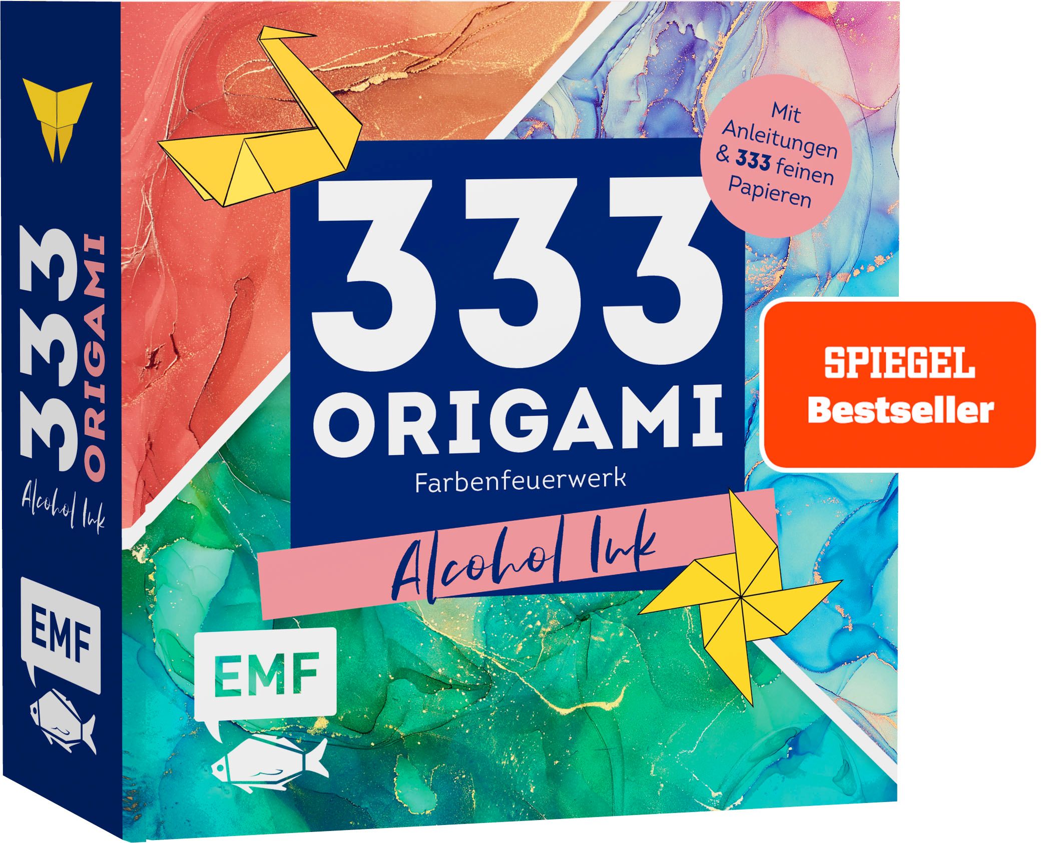 Gesamtes Coverbild 333 Origami – Farbenfeuerwerk: Alcohol Ink