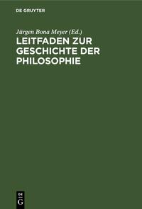 Vorderes Coverbild Leitfaden zur Geschichte der Philosophie
