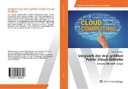 Vorderes Coverbild Vergleich der drei größten Public Cloud Anbieter