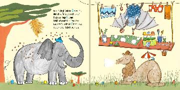 Beispielinhalt (Bild) Mein tierisch lustiges Oster-ABC