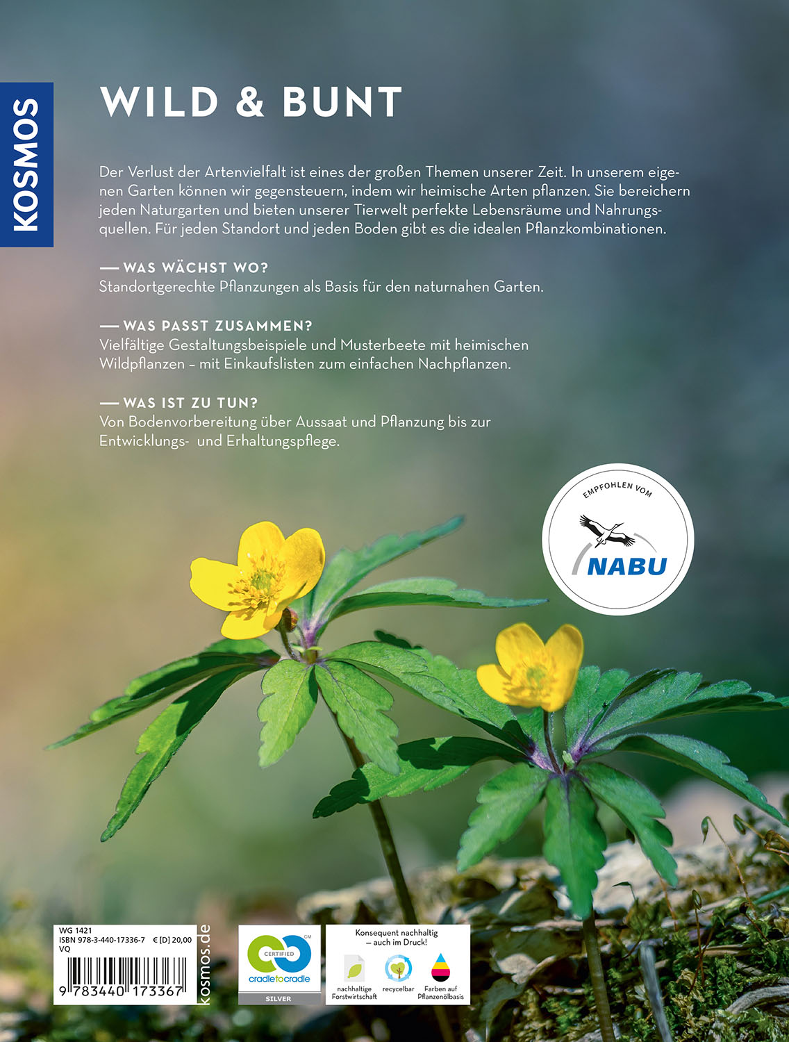 Rückseitencover Wild & bunt