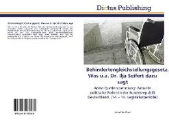 Vorderes Coverbild Behindertengleichstellungsgesetz. Was u.a. Dr. Ilja Seifert dazu sagt