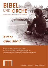Vorderes Coverbild Bibel und Kirche / Kirche ohne Bibel?