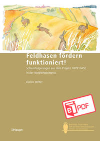 Vorderes Coverbild Feldhasen fördern funktioniert!