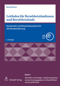 Vorderes Coverbild Leitfaden für Berufsbeiständinnen und Berufsbeistände