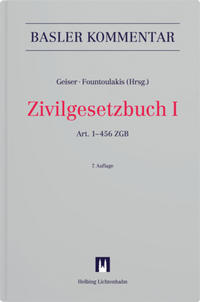 Vorderes Coverbild Zivilgesetzbuch I