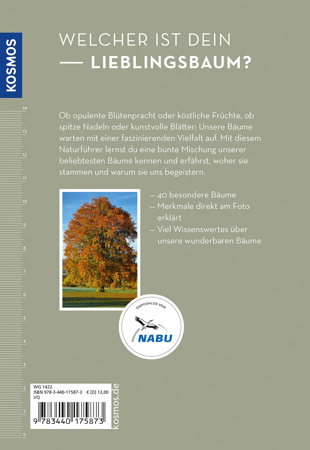 Rückseitencover Lieblingsbäume