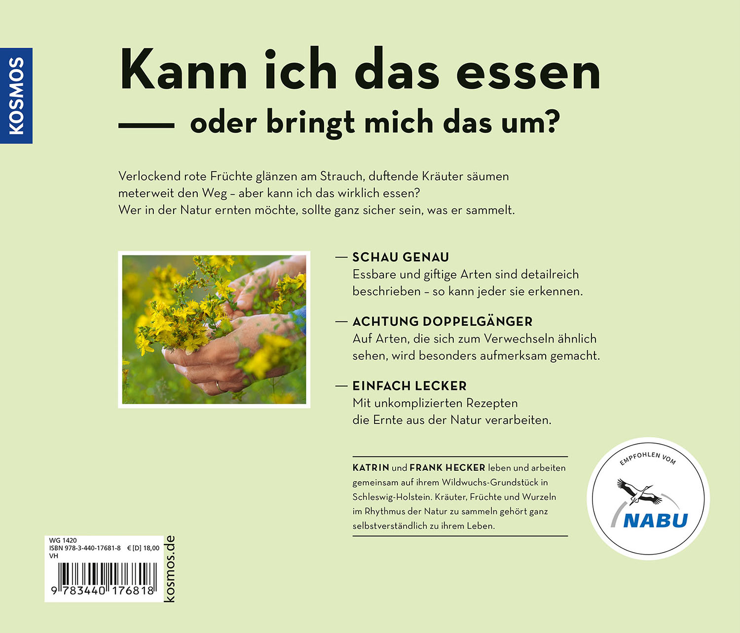 Rückseitencover Kann ich das essen oder bringt mich das um?