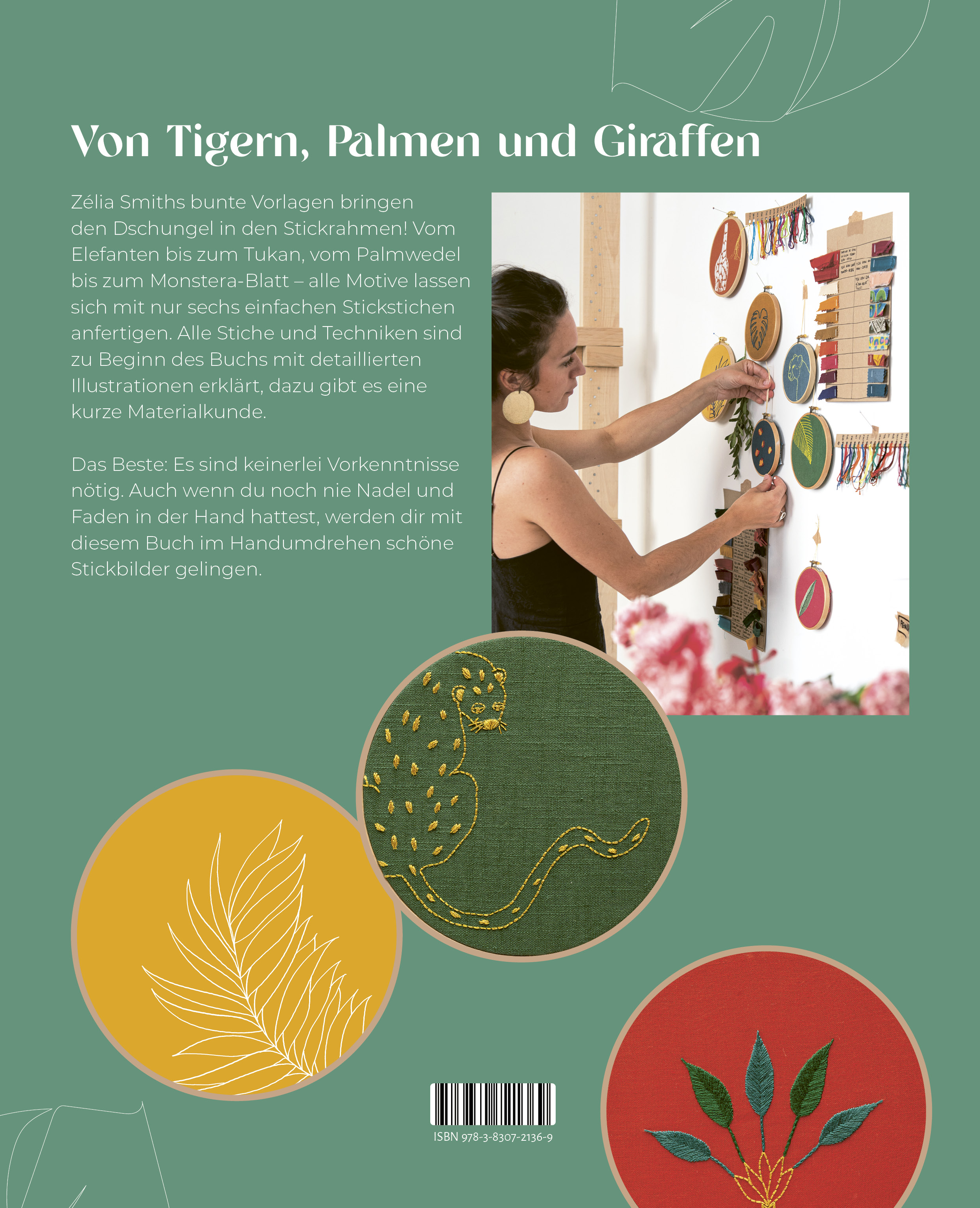 Rückseitencover Das Dschungel-Stickbuch