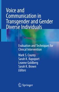 Vorderes Coverbild Voice and Communication in Transgender and Gender Diverse Individuals
