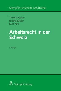 Vorderes Coverbild Arbeitsrecht in der Schweiz