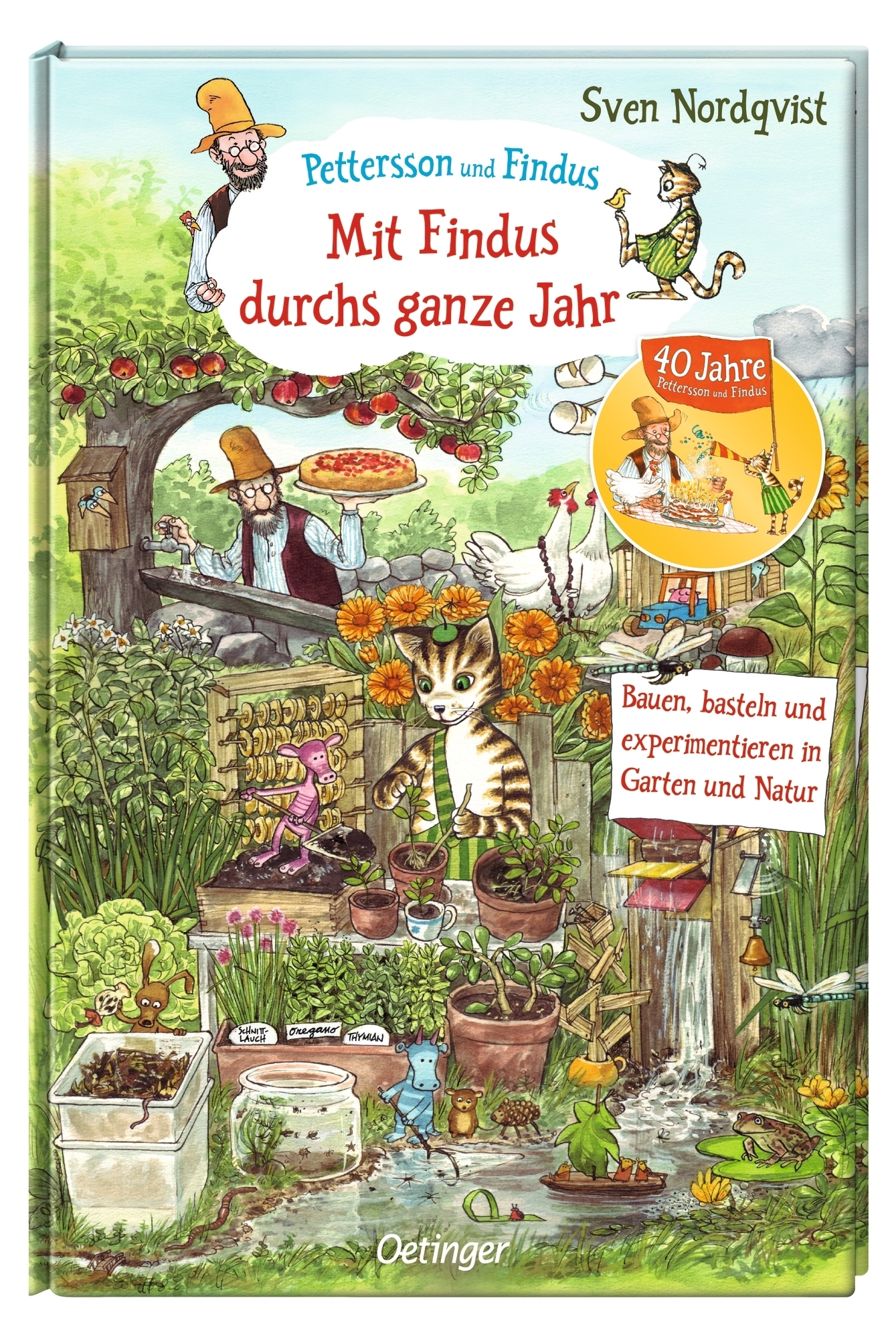 Gesamtes Coverbild Pettersson und Findus. Mit Findus durchs ganze Jahr