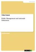 Vorderes Coverbild Public Management und nationale Diskussion