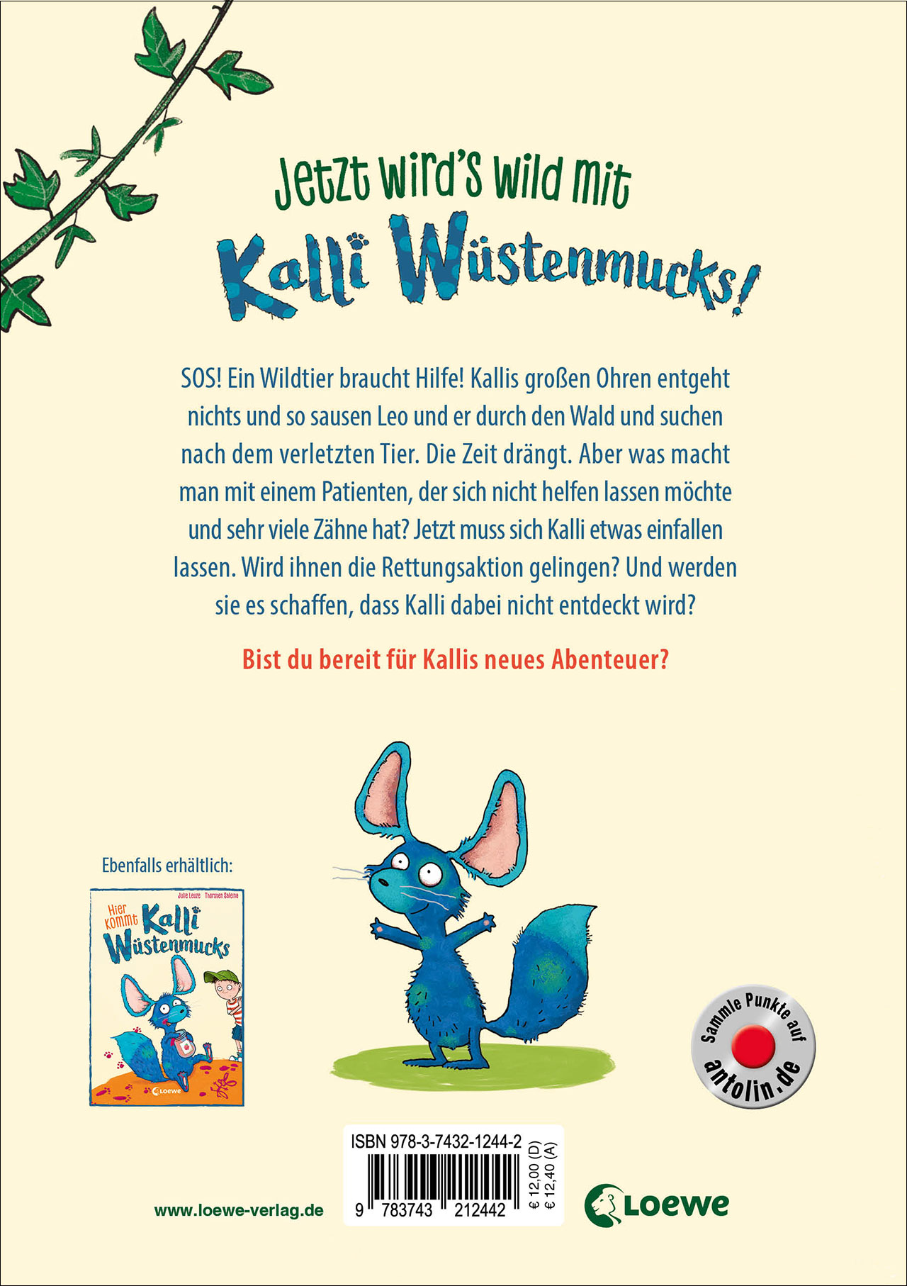 Rückseitencover Kalli Wüstenmucks - Jetzt wird's wild! (Band 2)