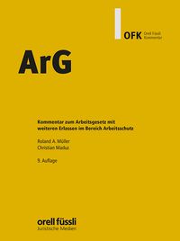 Vorderes Coverbild ArG Kommentar