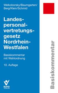 Vorderes Coverbild Landespersonalvertretungsgesetz Nordrhein-Westfalen