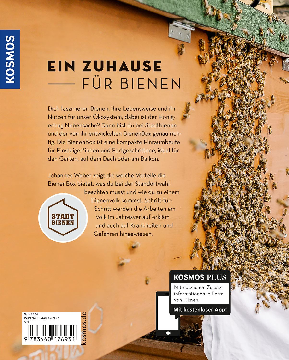 Rückseitencover Bienen halten mit der BienenBox