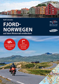 Vorderes Coverbild Motorrad Reiseführer Fjord-Norwegen