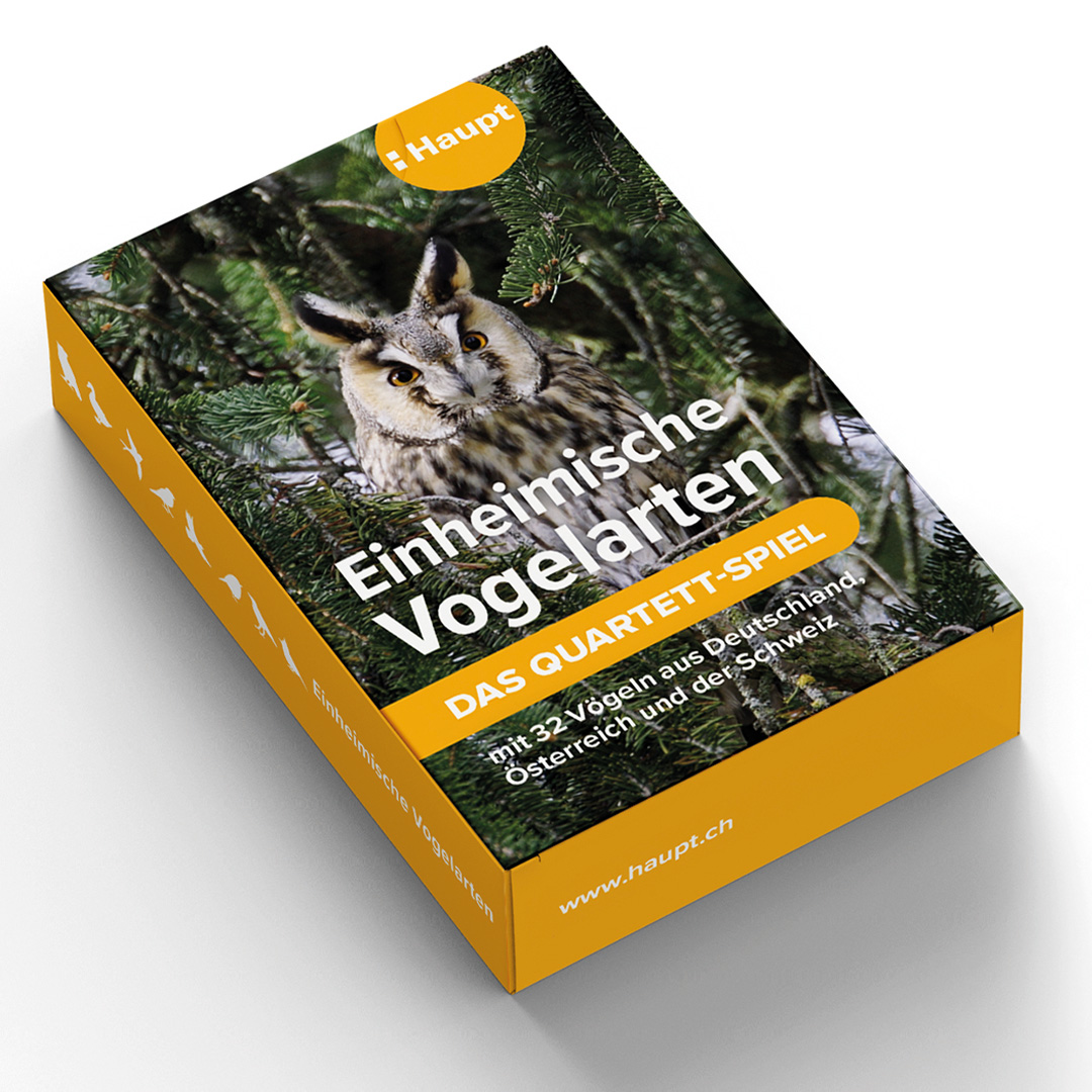 Rückseitencover Einheimische Vogelarten – das Quartett-Spiel