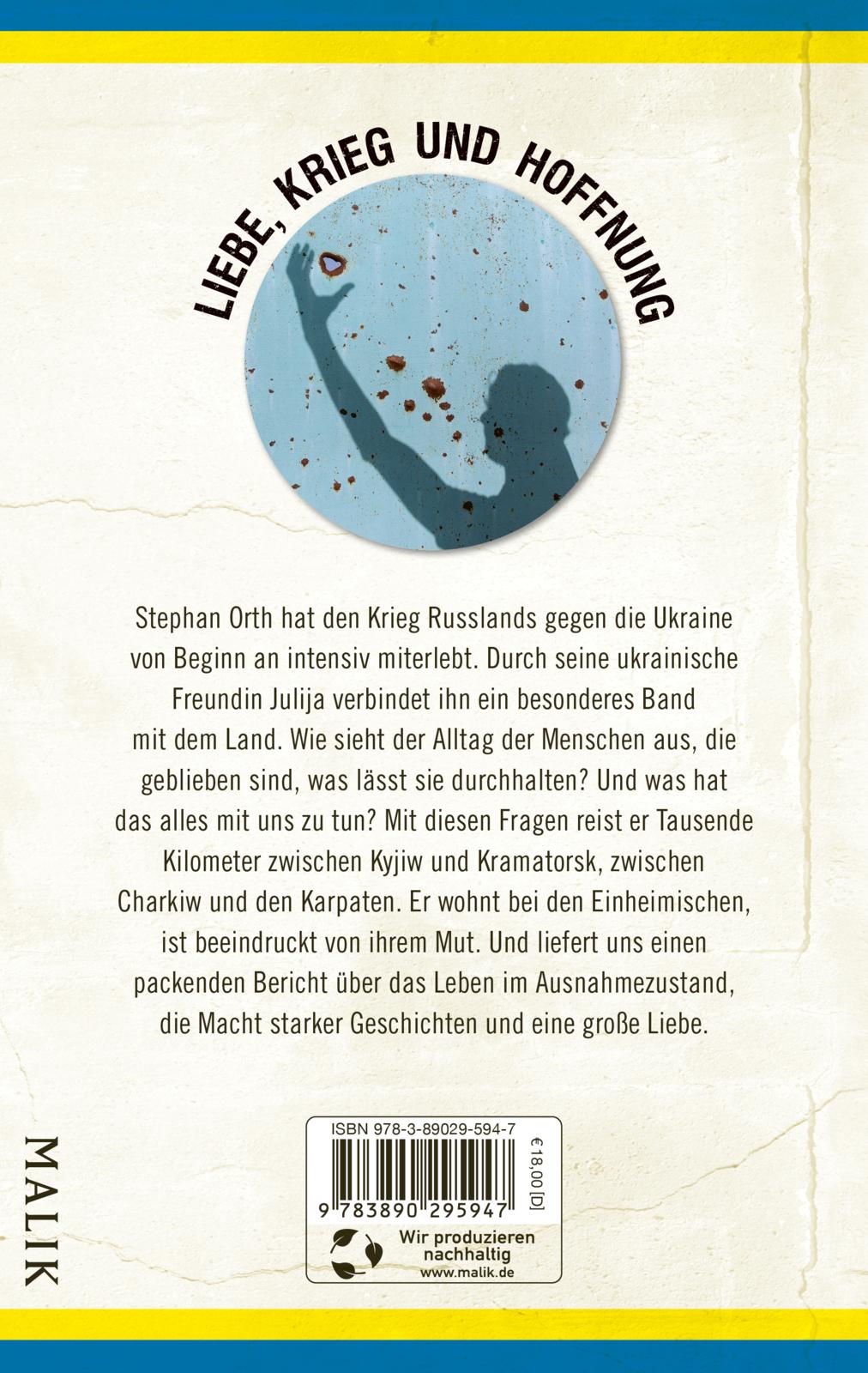 Rückseitencover Couchsurfing in der Ukraine