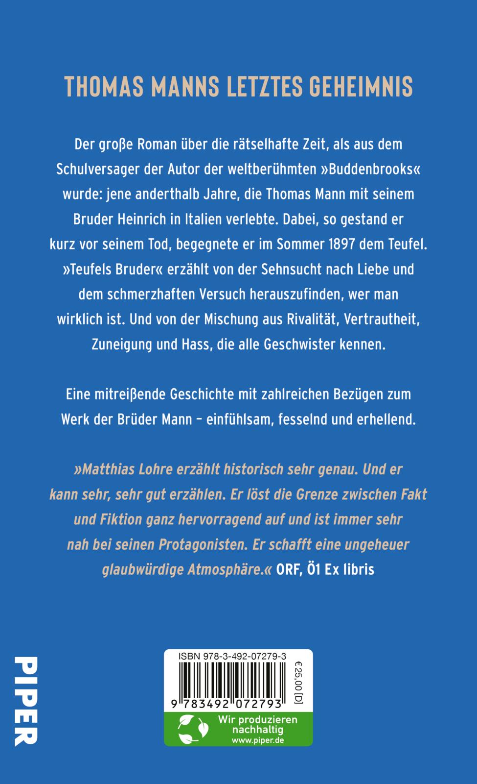 Rückseitencover Teufels Bruder