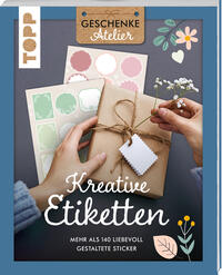 Vorderes Coverbild Geschenkeatelier. Kreative Etiketten